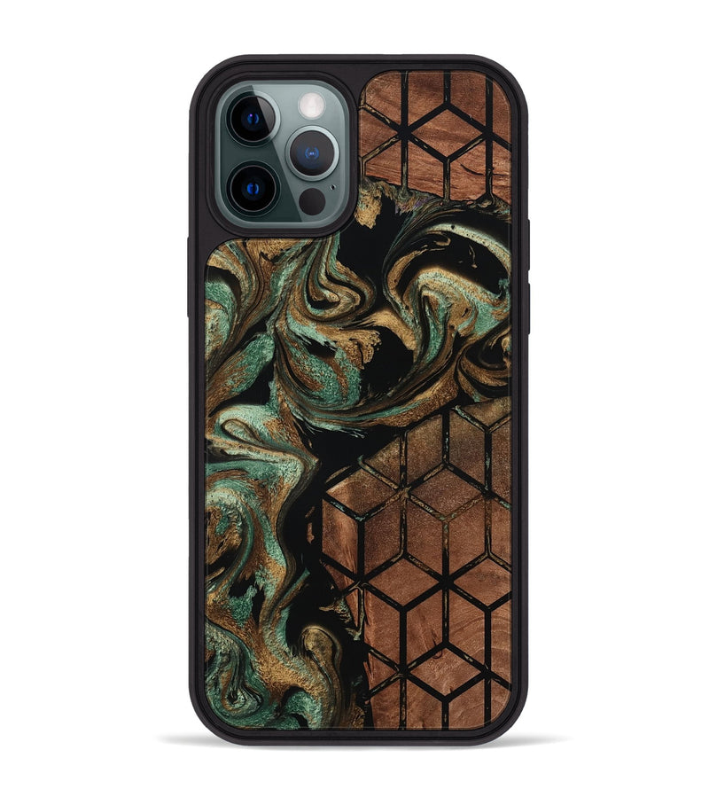 iPhone 12 Pro Max Wood Phone Case - Arlet (Pattern, 801676)
