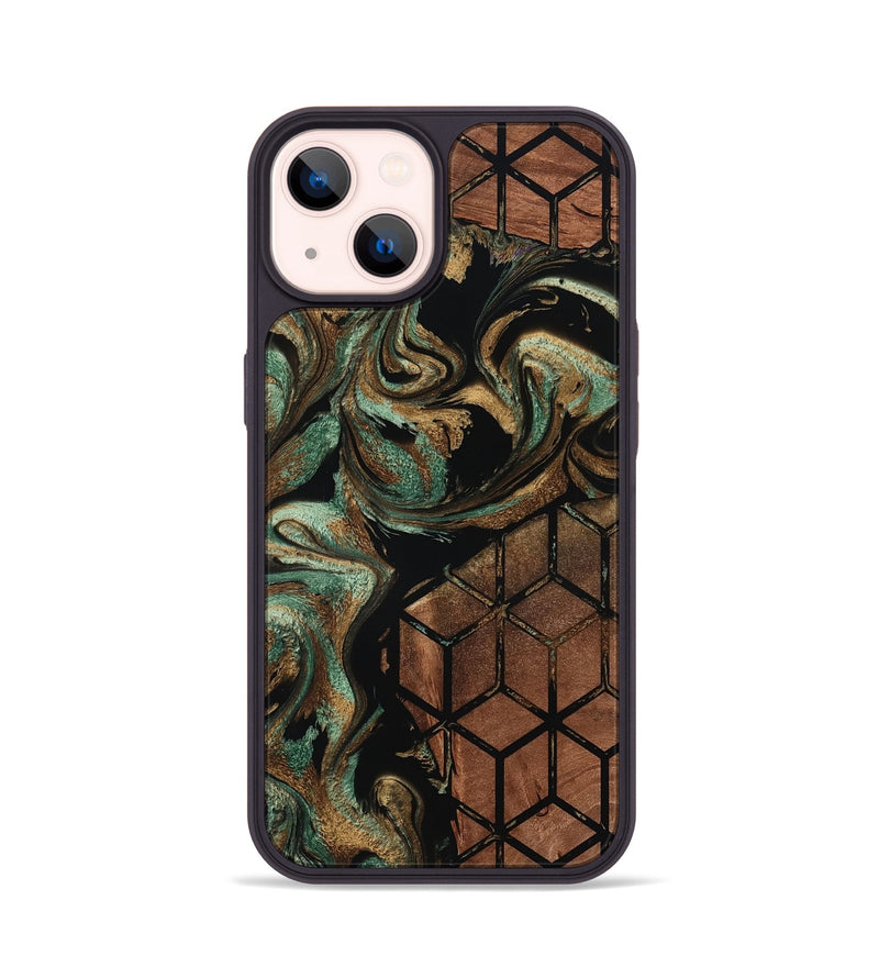iPhone 14 Wood Phone Case - Arlet (Pattern, 801676)