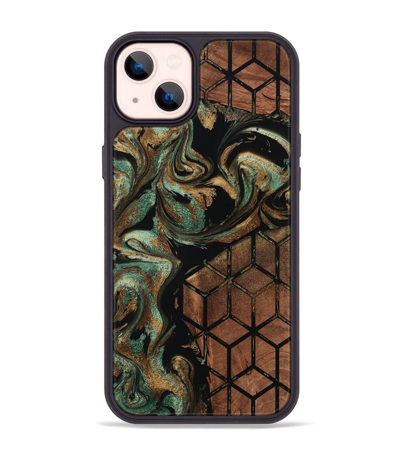 iPhone 14 Plus Wood Phone Case - Arlet (Pattern, 801676)