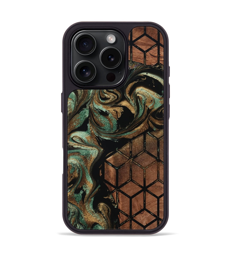 iPhone 16 Pro Wood Phone Case - Arlet (Pattern, 801676)
