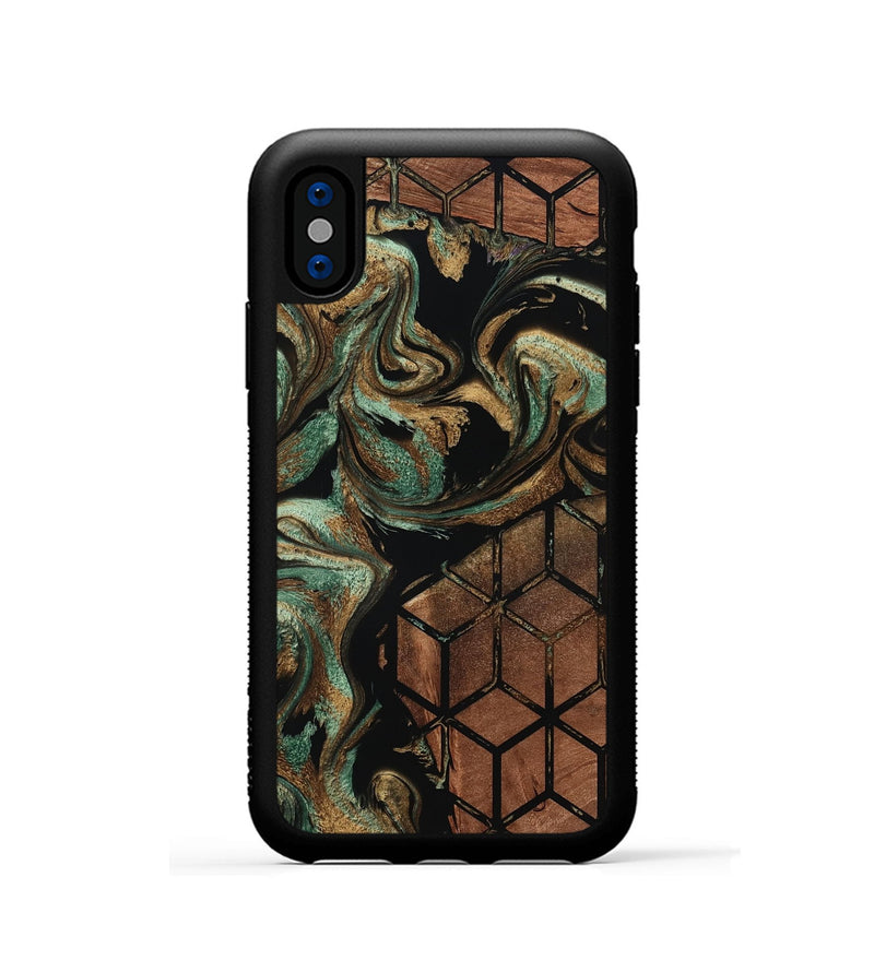 iPhone Xs Wood Phone Case - Arlet (Pattern, 801676)