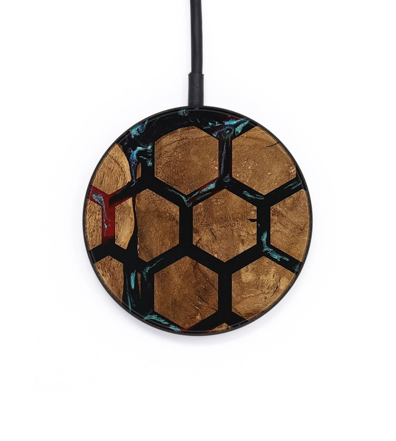 Circle Wood Wireless Charger - Hakeem (Pattern, 801677)