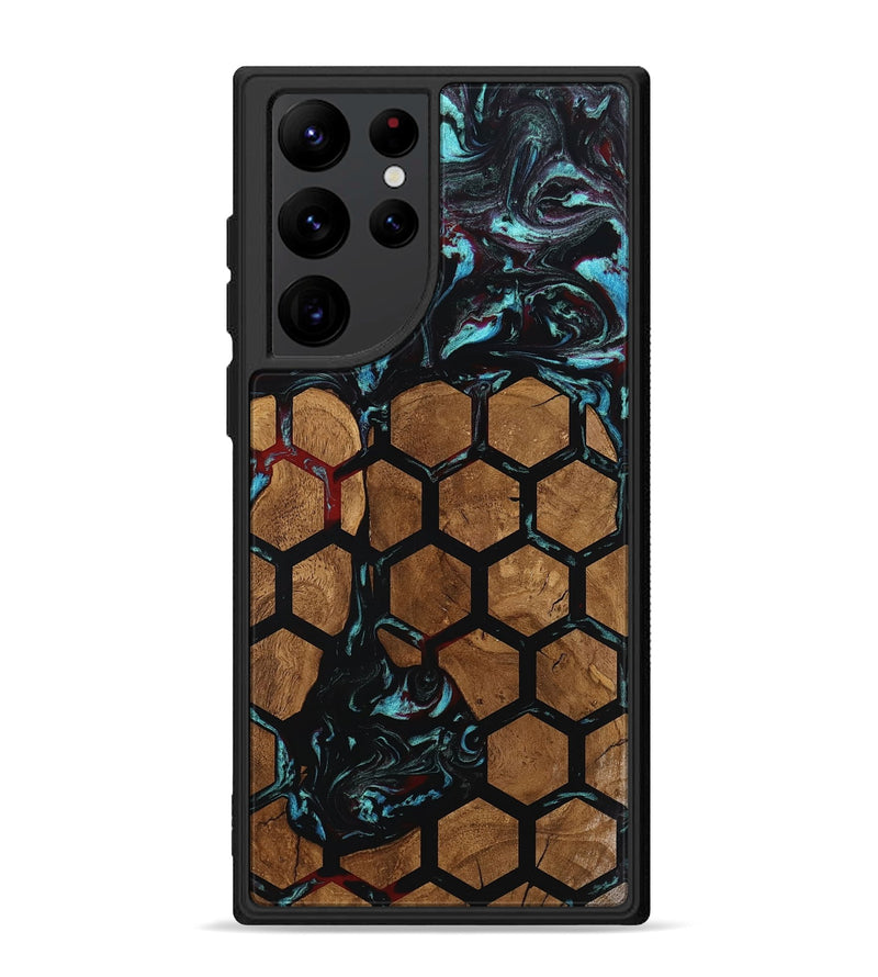 Galaxy S22 Ultra Wood Phone Case - Hakeem (Pattern, 801677)