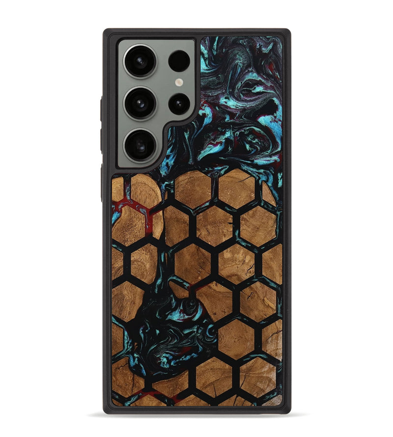 Galaxy S23 Ultra Wood Phone Case - Hakeem (Pattern, 801677)