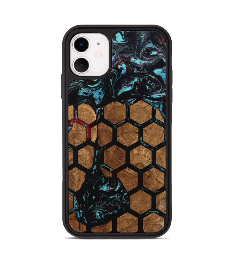 iPhone 11 Wood Phone Case - Hakeem (Pattern, 801677)