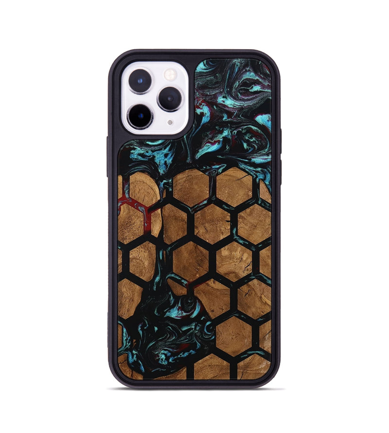 iPhone 11 Pro Wood Phone Case - Hakeem (Pattern, 801677)