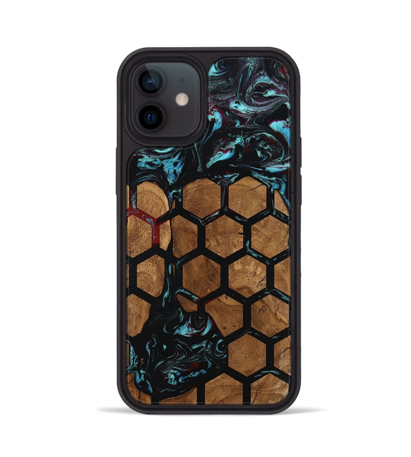 iPhone 12 Wood Phone Case - Hakeem (Pattern, 801677)