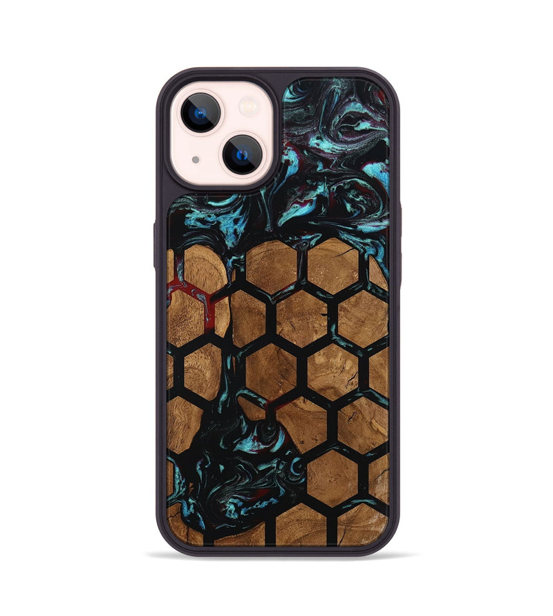 iPhone 14 Wood Phone Case - Hakeem (Pattern, 801677)