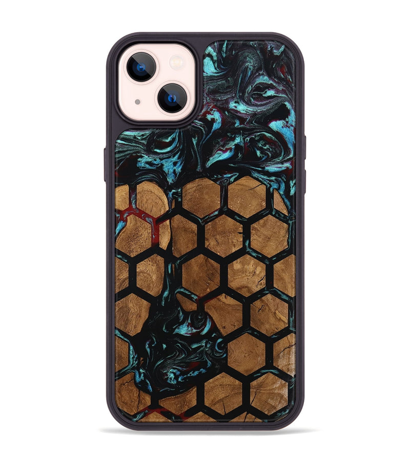 iPhone 14 Plus Wood Phone Case - Hakeem (Pattern, 801677)