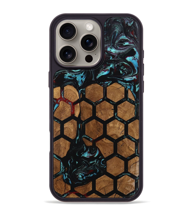 iPhone 16 Pro Max Wood Phone Case - Hakeem (Pattern, 801677)