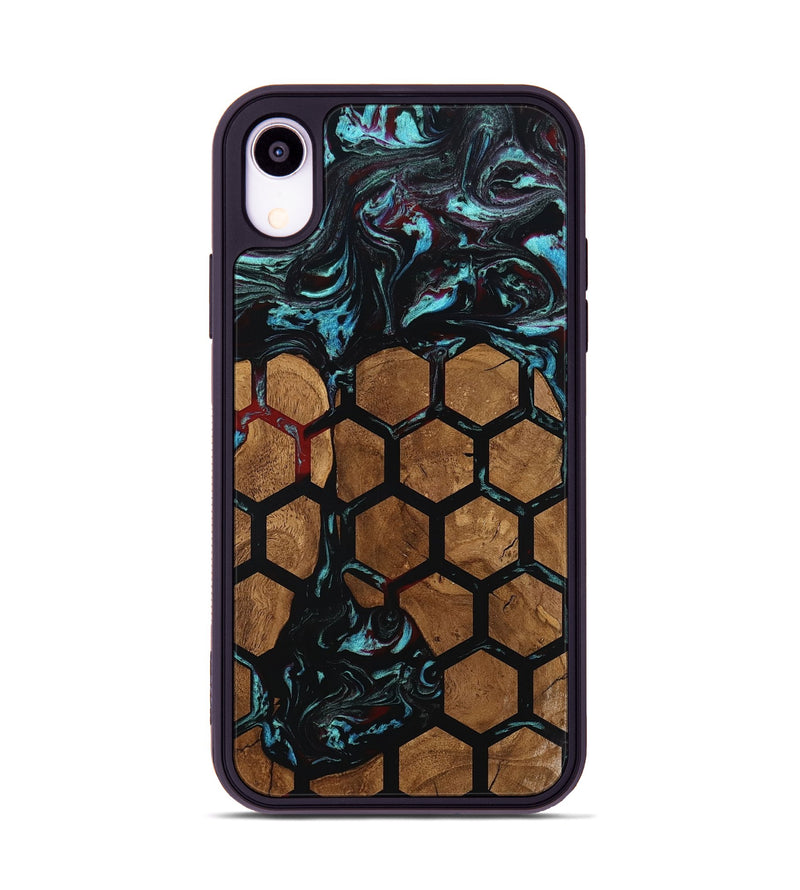 iPhone Xr Wood Phone Case - Hakeem (Pattern, 801677)