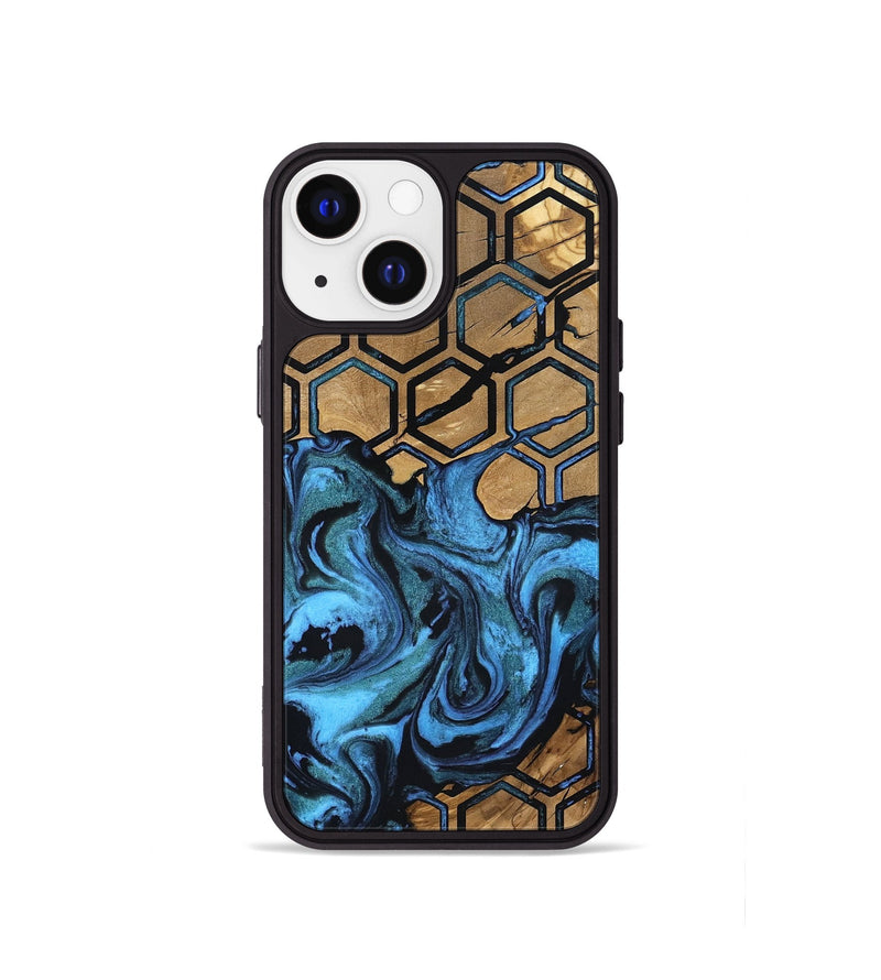iPhone 13 mini Wood Phone Case - Raiden (Pattern, 801678)