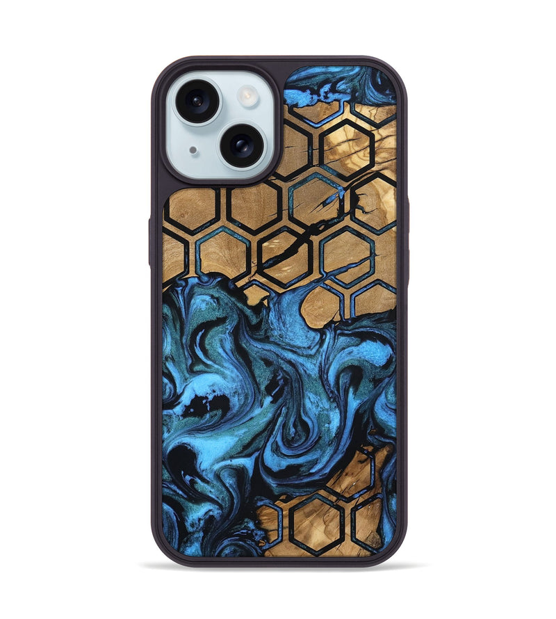 iPhone 15 Wood Phone Case - Raiden (Pattern, 801678)