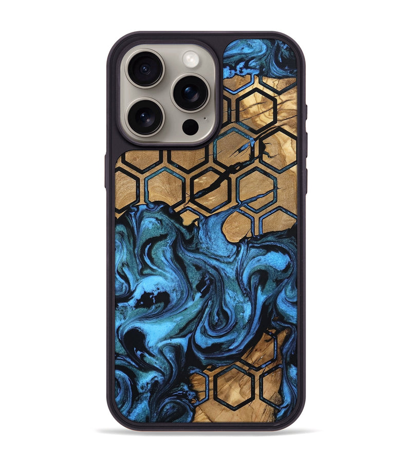 iPhone 15 Pro Max Wood Phone Case - Raiden (Pattern, 801678)