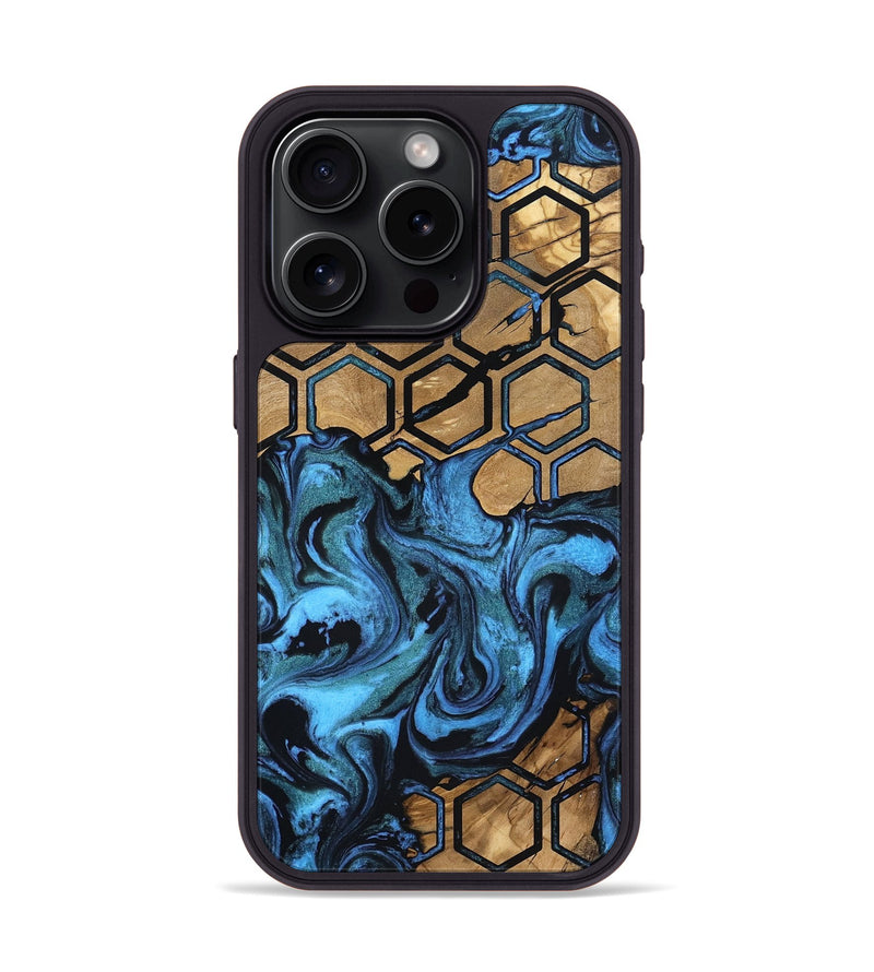 iPhone 15 Pro Wood Phone Case - Raiden (Pattern, 801678)