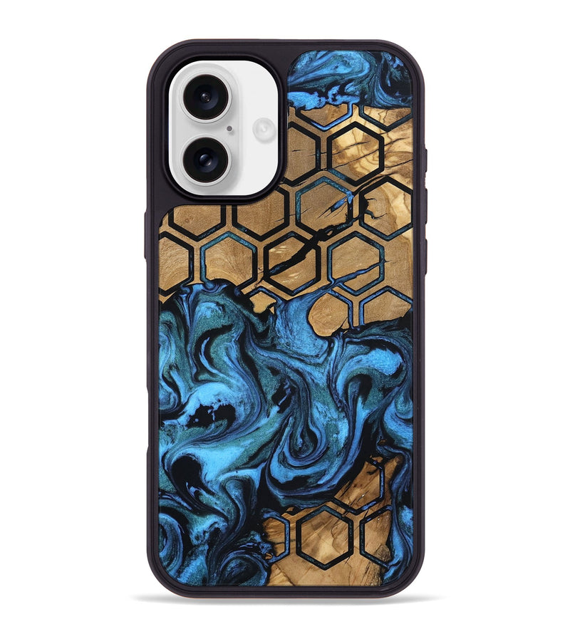 iPhone 16 Plus Wood Phone Case - Raiden (Pattern, 801678)