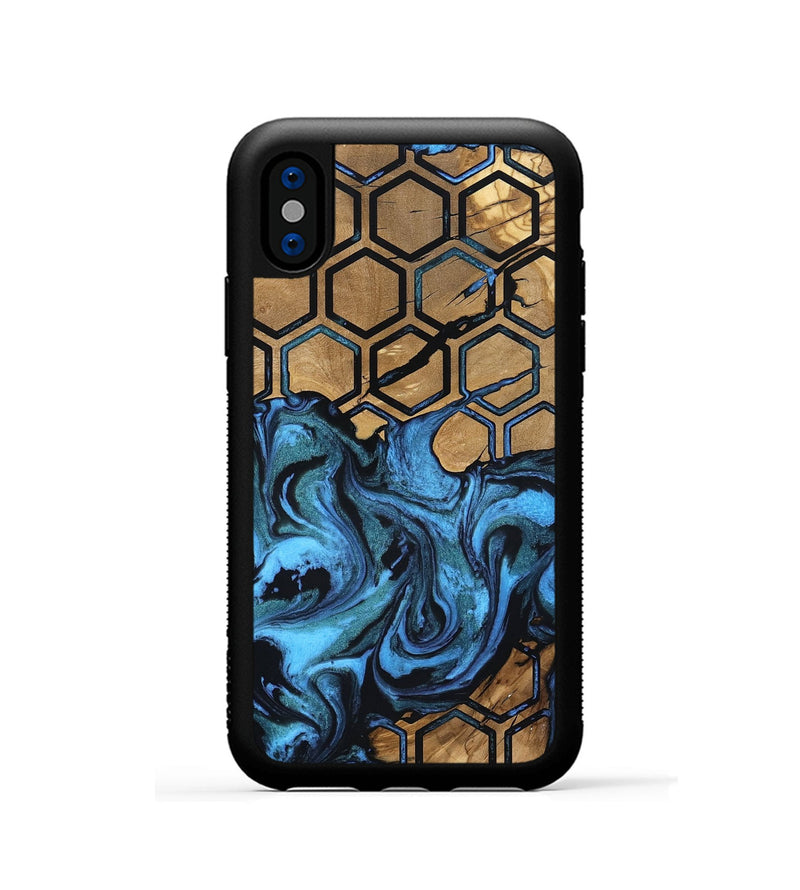 iPhone Xs Wood Phone Case - Raiden (Pattern, 801678)