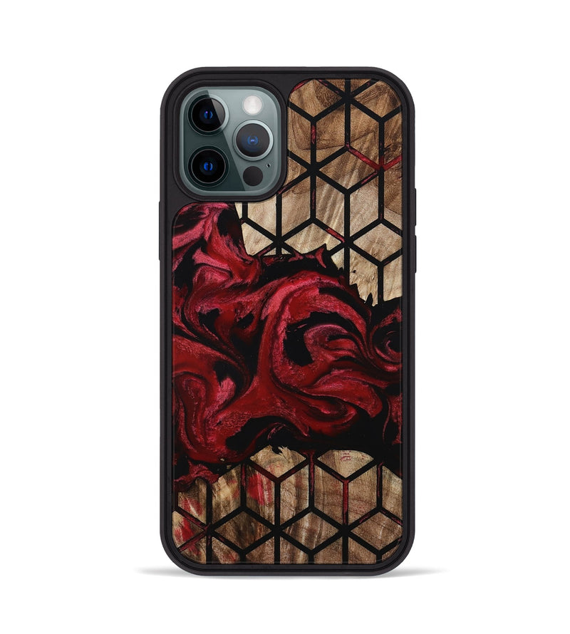 iPhone 12 Pro Wood Phone Case - Nigel (Pattern, 801679)