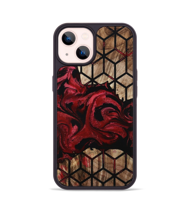 iPhone 14 Wood Phone Case - Nigel (Pattern, 801679)
