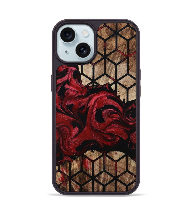 iPhone 15 Wood Phone Case - Nigel (Pattern, 801679)