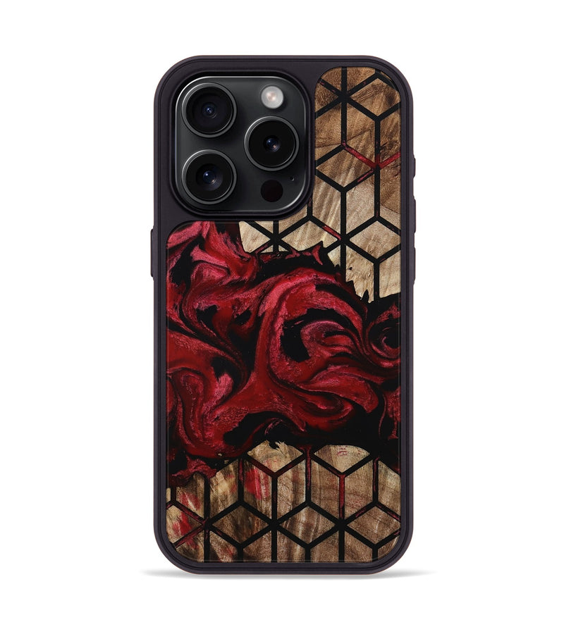 iPhone 15 Pro Wood Phone Case - Nigel (Pattern, 801679)