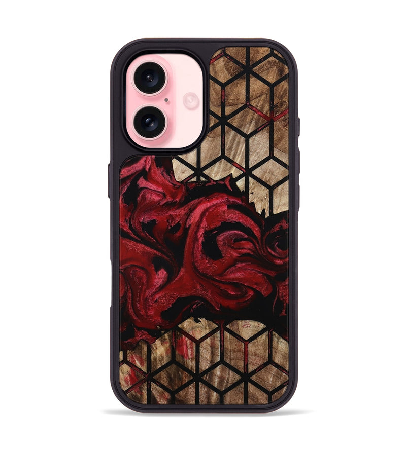 iPhone 16 Wood Phone Case - Nigel (Pattern, 801679)
