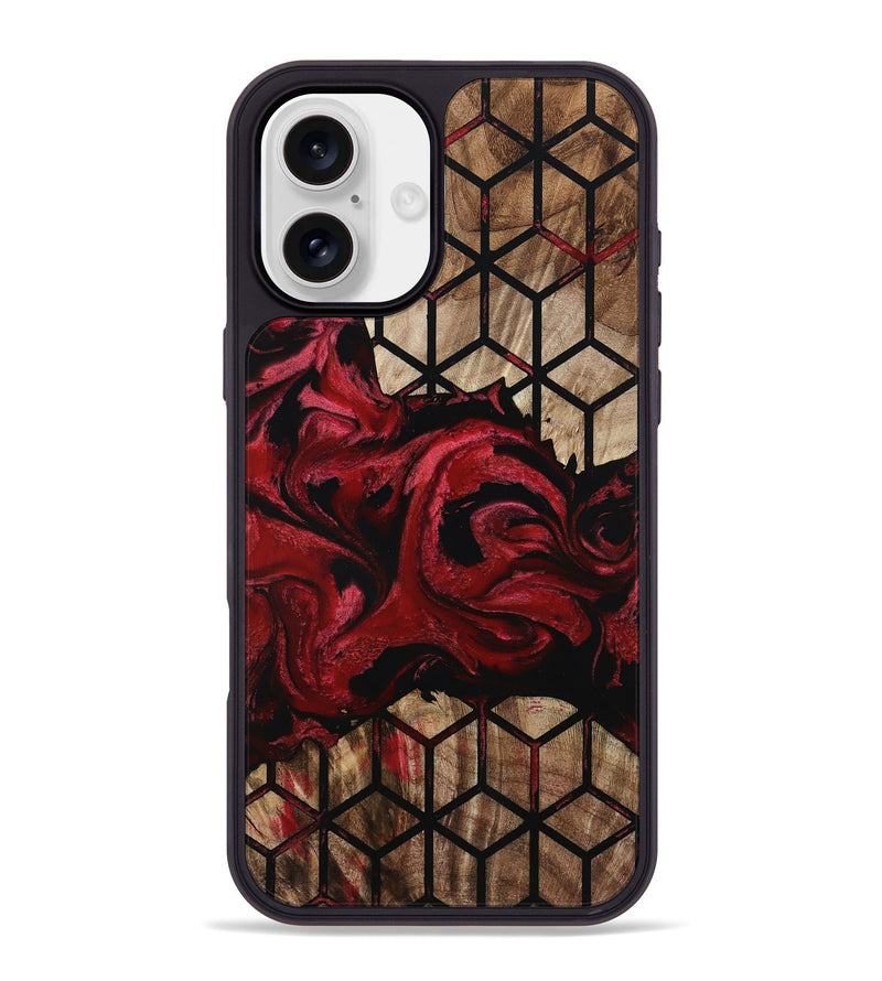 iPhone 16 Plus Wood Phone Case - Nigel (Pattern, 801679)