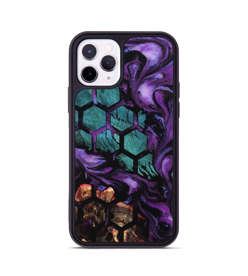 iPhone 11 Pro Wood Phone Case - Ingrid (Pattern, 801680)