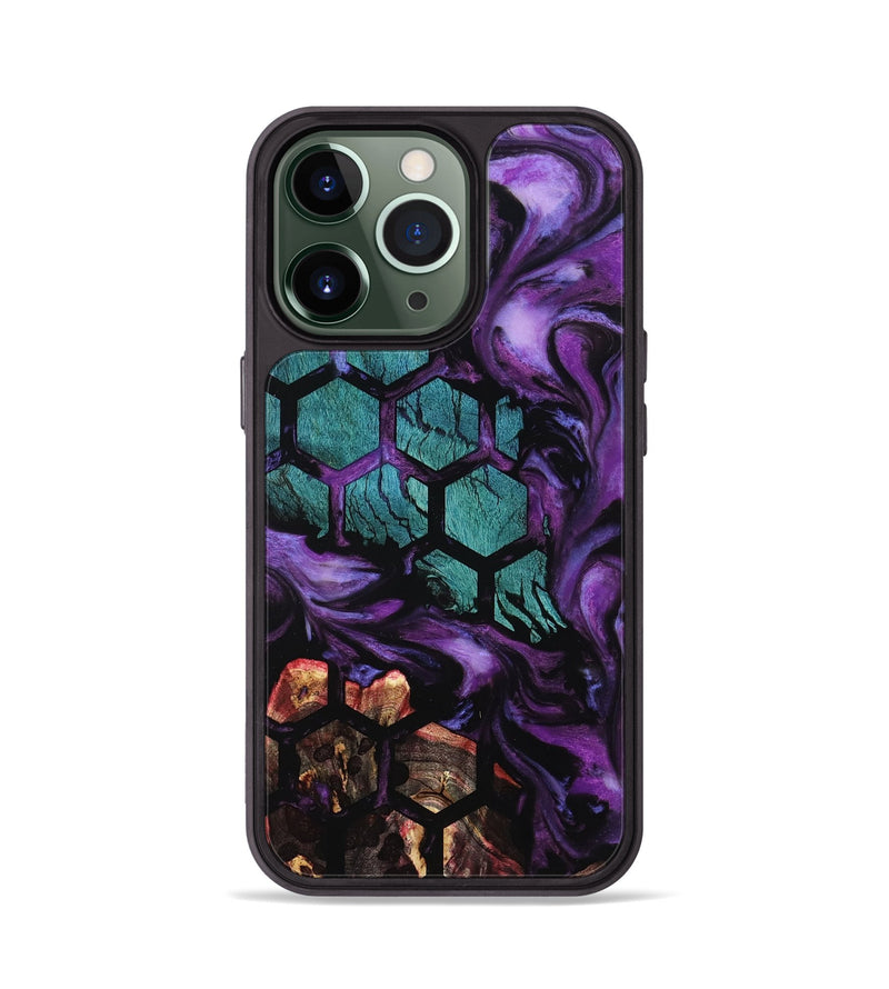 iPhone 13 Pro Wood Phone Case - Ingrid (Pattern, 801680)