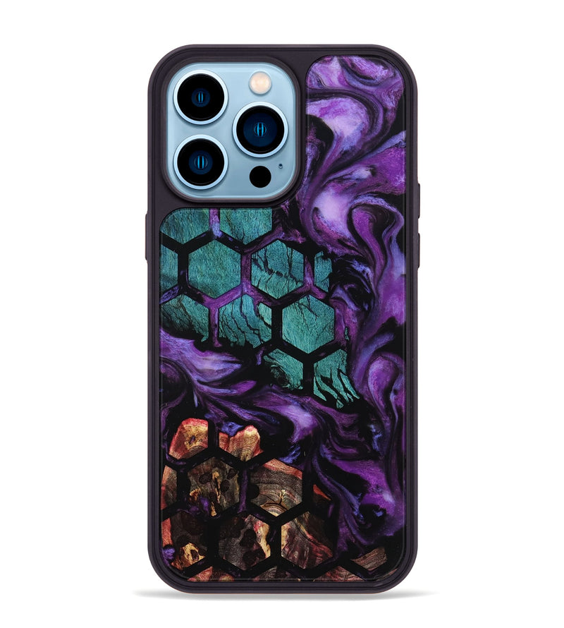 iPhone 14 Pro Max Wood Phone Case - Ingrid (Pattern, 801680)