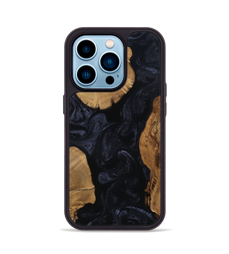 iPhone 14 Pro Wood Phone Case - Madge (Ancient Olive, 801682)
