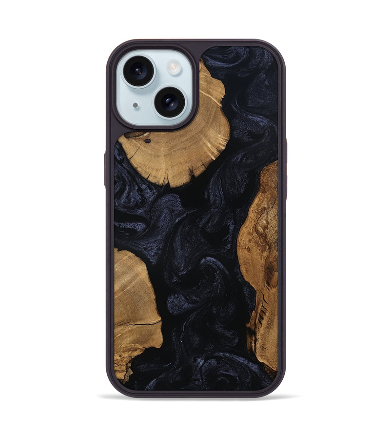 iPhone 15 Wood Phone Case - Madge (Ancient Olive, 801682)