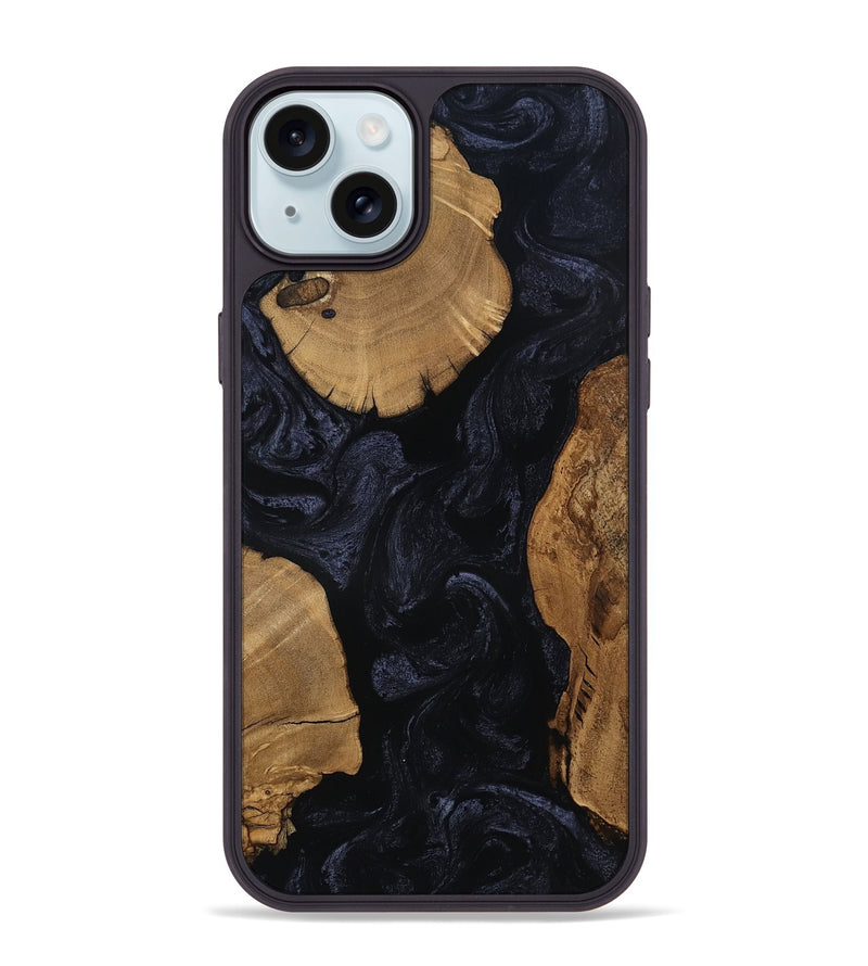 iPhone 15 Plus Wood Phone Case - Madge (Ancient Olive, 801682)