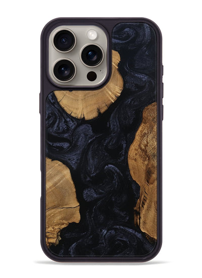 iPhone 16 Pro Max Wood Phone Case - Madge (Ancient Olive, 801682)