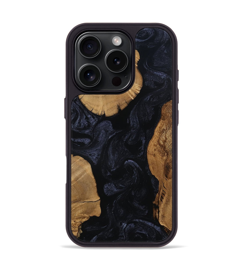 iPhone 16 Pro Wood Phone Case - Madge (Ancient Olive, 801682)