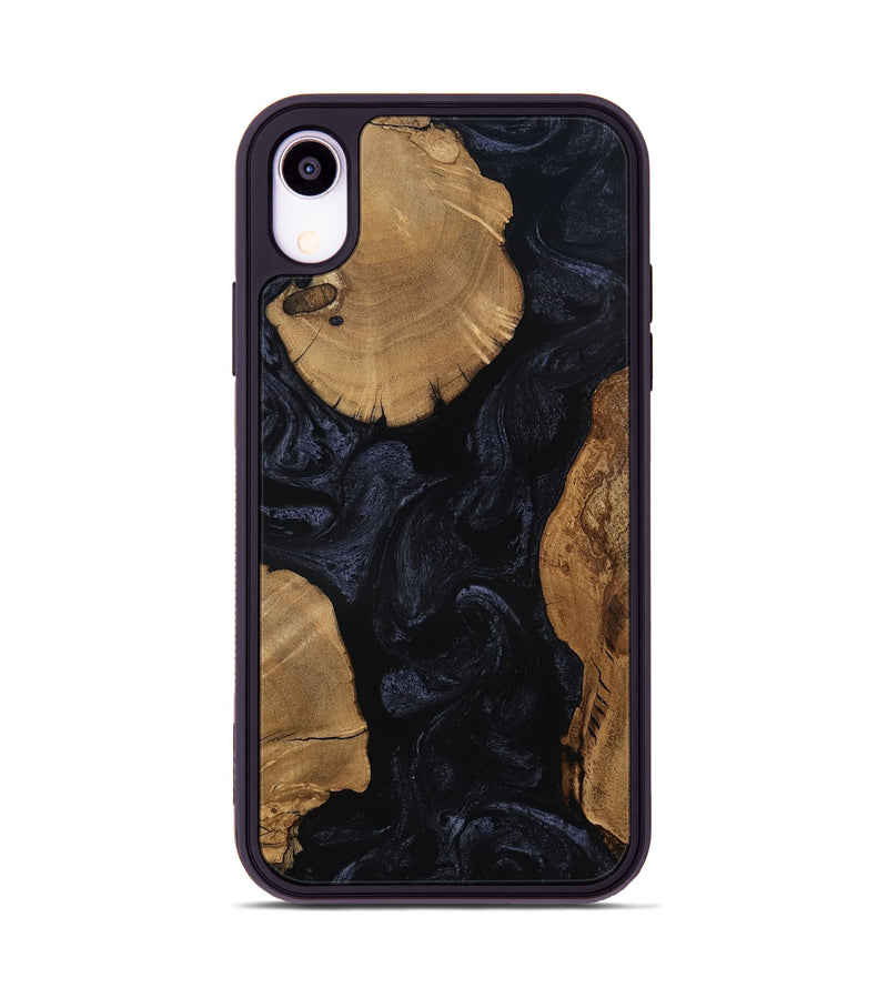 iPhone Xr Wood Phone Case - Madge (Ancient Olive, 801682)