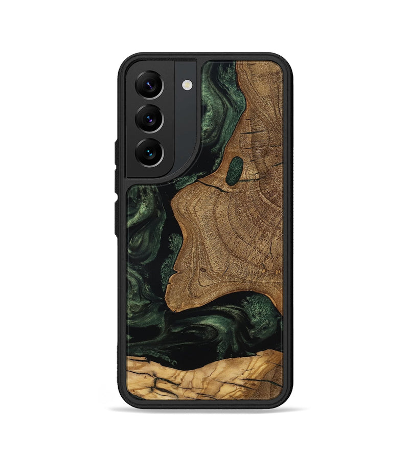 Galaxy S22 Wood Phone Case - Esme (Ancient Olive, 801683)