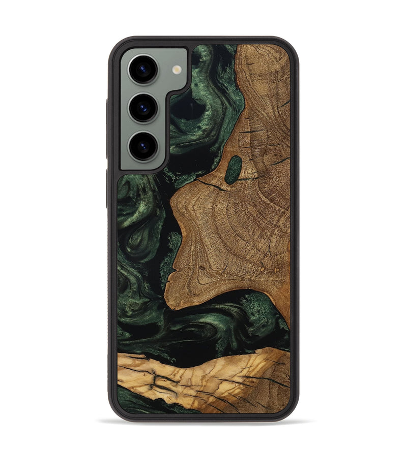 Galaxy S23 Plus Wood Phone Case - Esme (Ancient Olive, 801683)