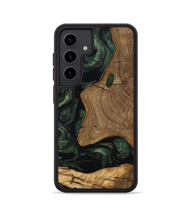 Galaxy S24 Wood Phone Case - Esme (Ancient Olive, 801683)
