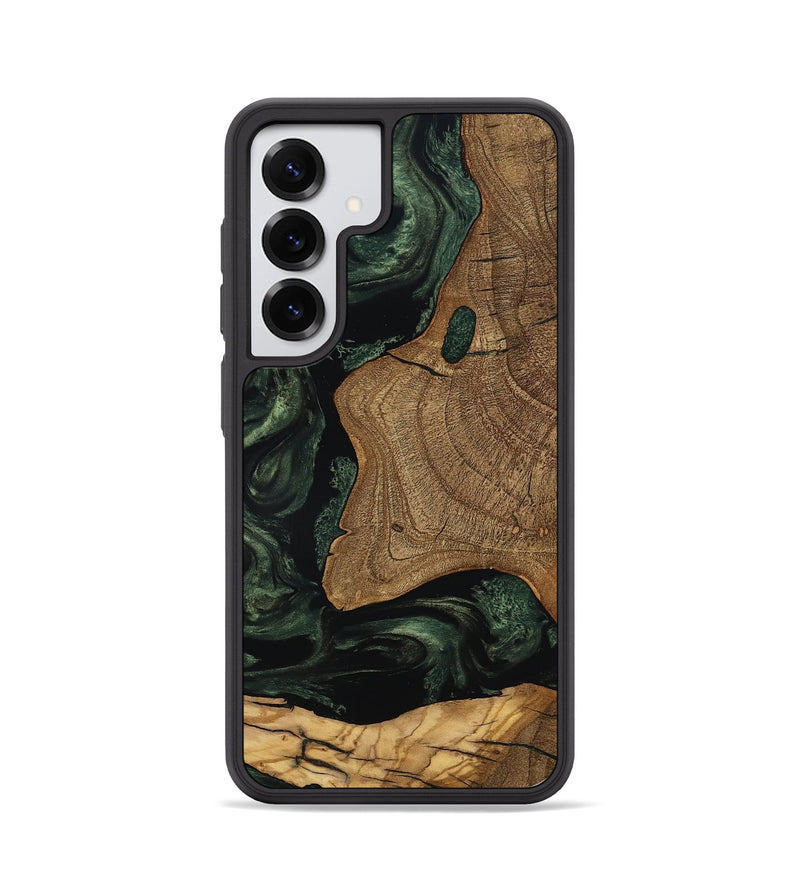 Galaxy S25 Wood Phone Case - Esme (Ancient Olive, 801683)