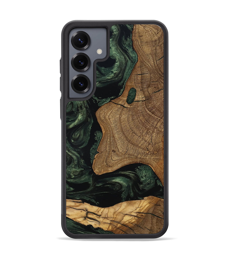 Galaxy S25 Plus Wood Phone Case - Esme (Ancient Olive, 801683)