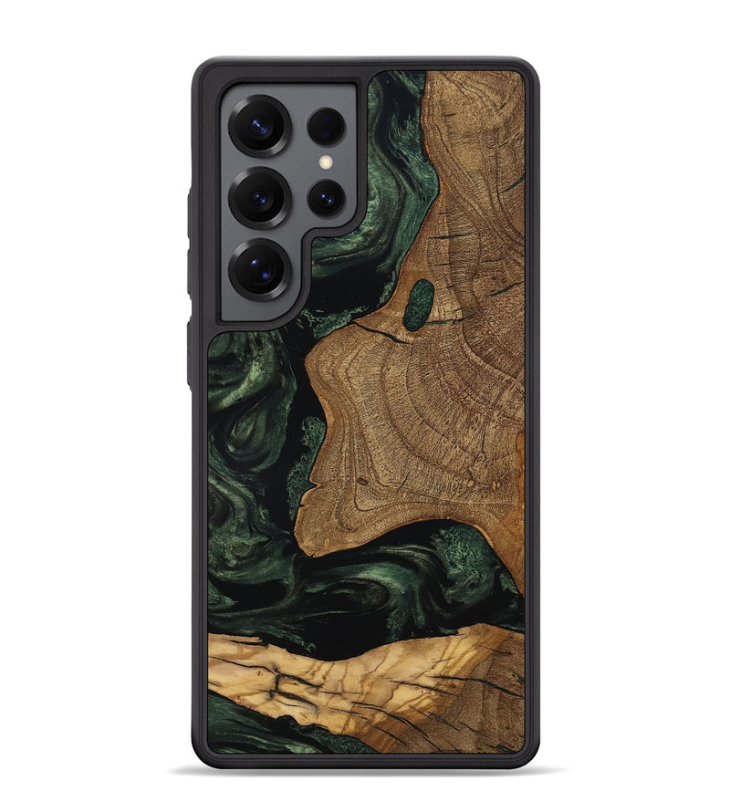 Galaxy S25 Ultra Wood Phone Case - Esme (Ancient Olive, 801683)