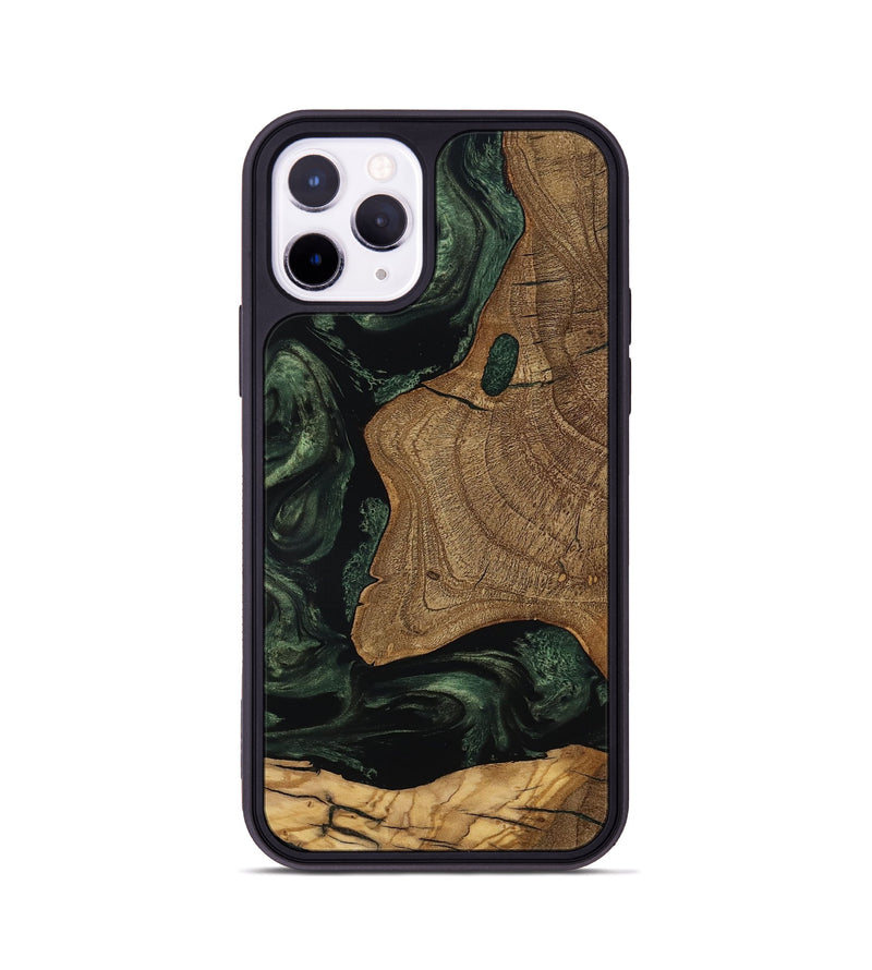 iPhone 11 Pro Wood Phone Case - Esme (Ancient Olive, 801683)
