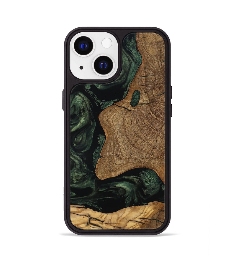 iPhone 13 Wood Phone Case - Esme (Ancient Olive, 801683)