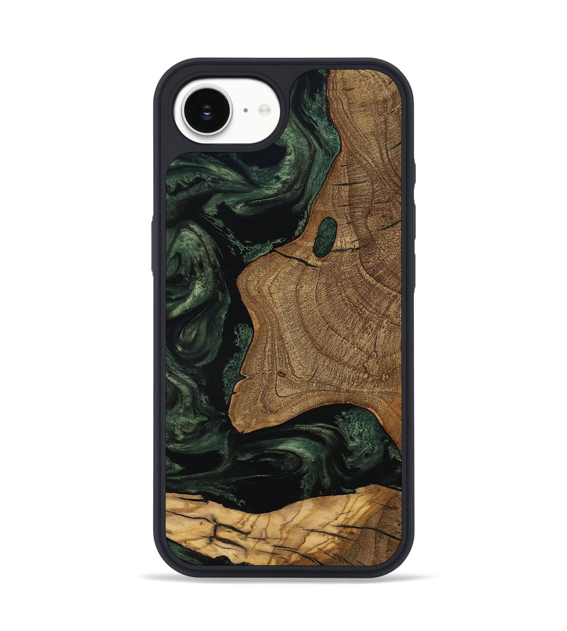 iPhone 16e Wood Phone Case - Esme (Ancient Olive, 801683)