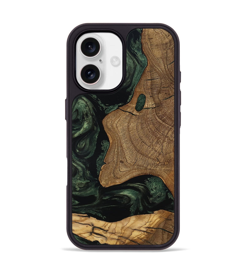 iPhone 17 Wood Phone Case - Esme (Ancient Olive, 801683)