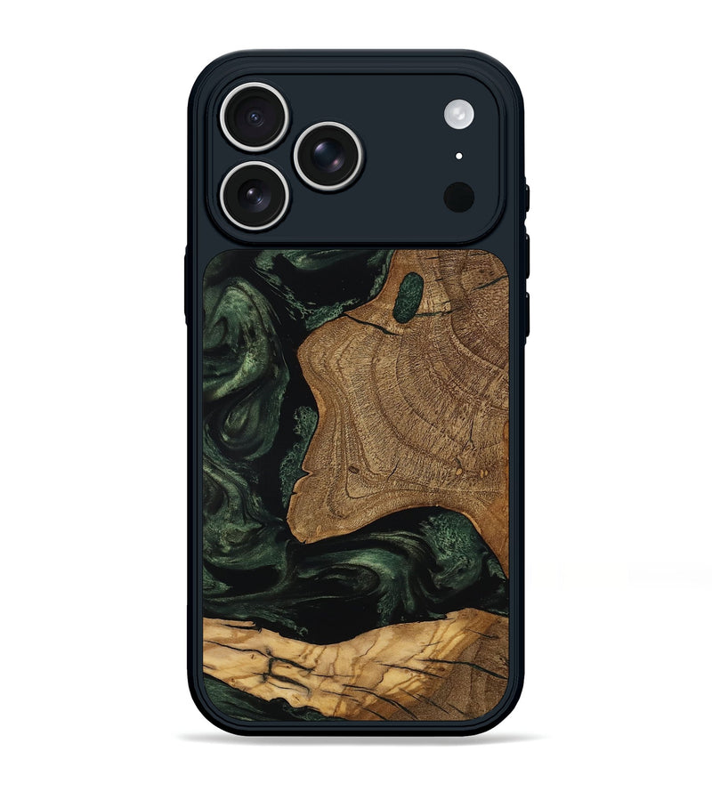 iPhone 17 Pro Max Wood Phone Case - Esme (Ancient Olive, 801683)