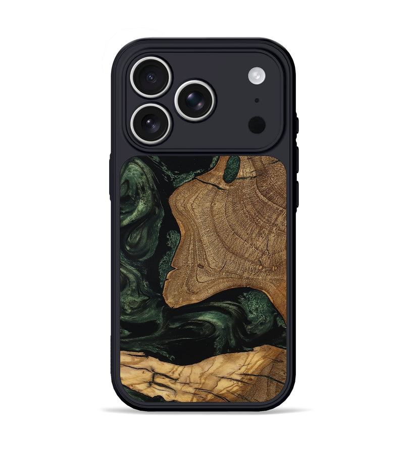 iPhone 17 Pro Wood Phone Case - Esme (Ancient Olive, 801683)