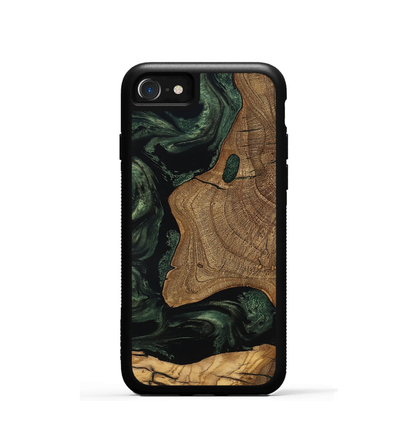 iPhone SE Wood Phone Case - Esme (Ancient Olive, 801683)