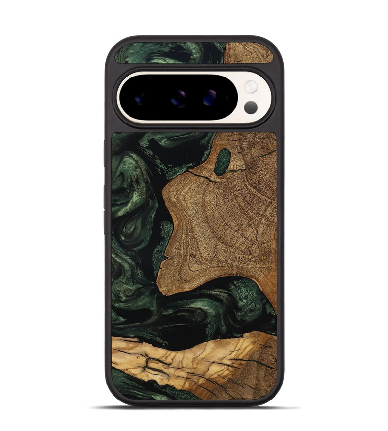 Pixel 9 Pro Wood Phone Case - Esme (Ancient Olive, 801683)